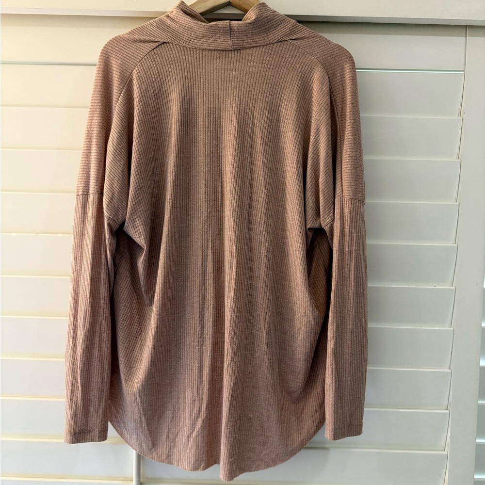 Final Touch Ribbed Knit Top in Pink - Picture 2 of 3